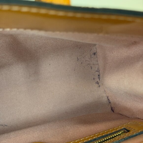 Authentic Louis Vuitton Catalina BB Vernis Patent Leather Handbag Golden - Picture 13 of 15